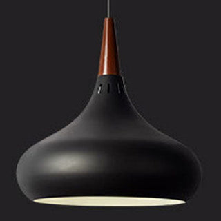 Decorative Lamps And Lanterns Modern And Simple Single Head Solid Wood Chandelier
