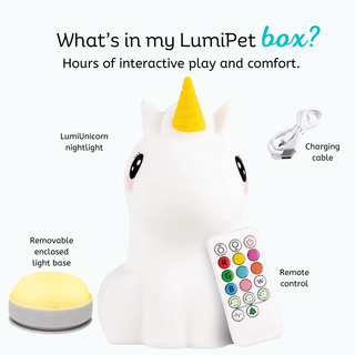 Unicorn Night Light for Kids - LED Unicorn Lamp | LumiPets®