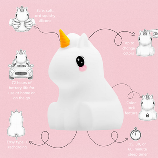 Unicorn Night Light for Kids - LED Unicorn Lamp | LumiPets®