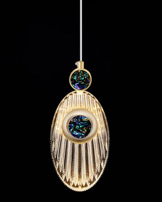 Acrylic Necklace Pendant Light 7.1"