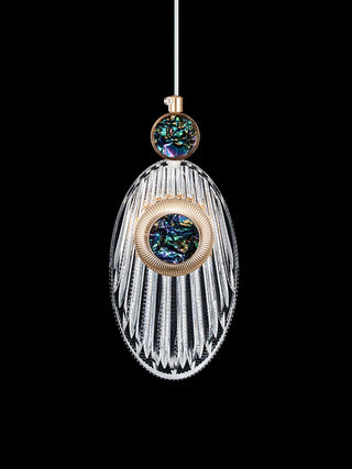 Acrylic Necklace Pendant Light 7.1"