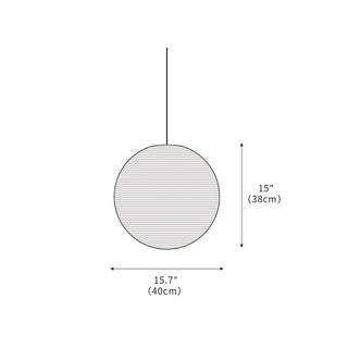 Akari A Pendant Light 15.7"