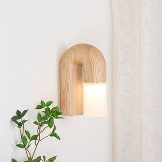 Arcus Wood Wall Lamp 7.1"