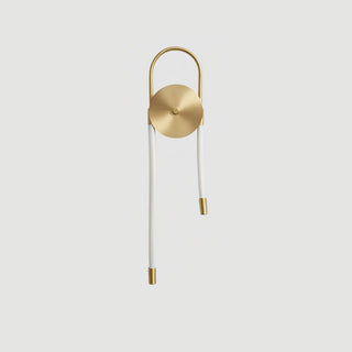 Bead Cascade Loop Wall Lamp