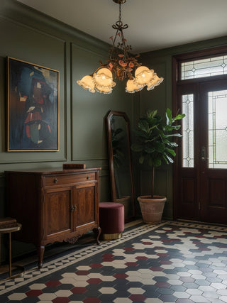 Belle Fleur Brass Chandelier