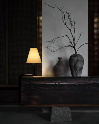 Bend Wood Table Lamp 8.7"