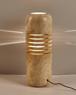 Big Stone Bucket Floor Lamp 6.9"