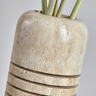 Big Stone Bucket Floor Lamp 6.9"