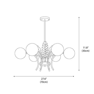 Bokt Glass Chandelier