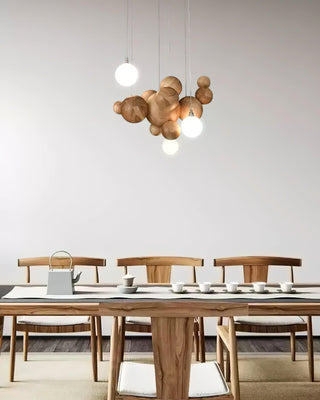 Bubble Ball Chandelier 19.7"