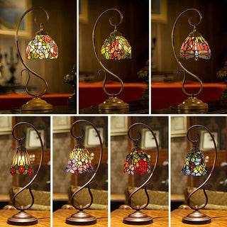 Cal Lighting Cotulla Tiffany Table Lamp 9.8"