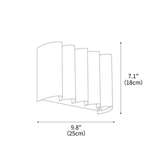 Cascade Wall Lamp 9.8"