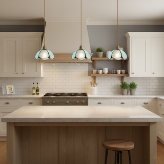 Colorful Stained Glass Pendant Light