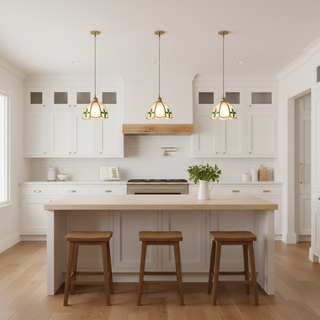 Colorful Stained Glass Pendant Light