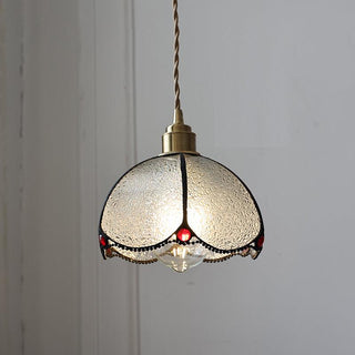 Colorful Stained Glass Pendant Light