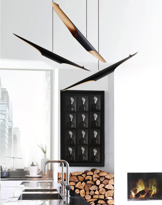 Coltrane Pipe Pendant Light 23.6"