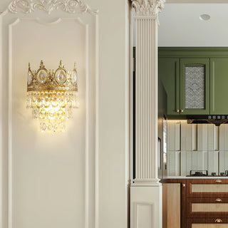 Crown Crystal Wall Lamp