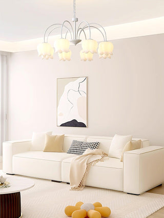 Curved Arm Bell Chandelier