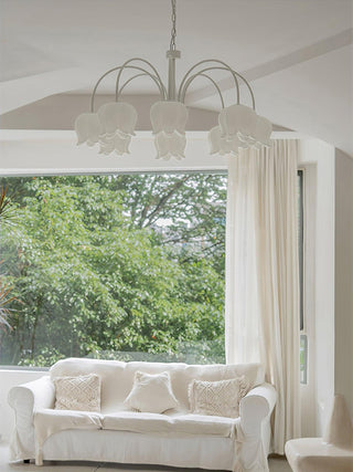 Curved Arm Bell Chandelier
