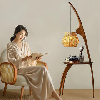 Curved Mantis Arm Floor Lamp