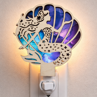 Mermaid LED Tropical Coastal Nightlight
