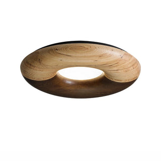 Donut Wood Ceiling Light 31.5"