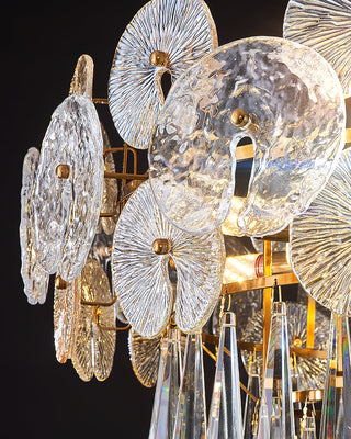 Droplet Copper Chandelier