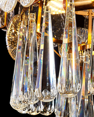 Droplet Copper Chandelier