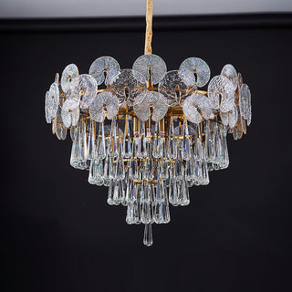 Droplet Copper Chandelier