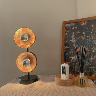 Eclipse Walnut Table Lamp