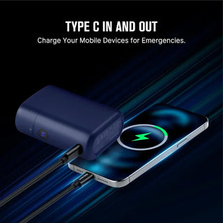 OLIGHT BATON4KITRGBU Baton 4 Powerful EDC Flashlight 1300 Lumens - Regal Blue - Premium (With Charging Case)