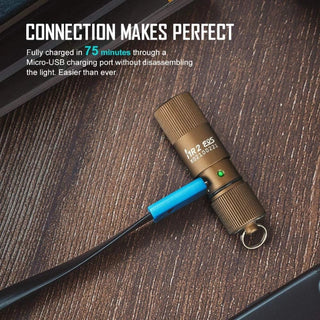 OLIGHT I1R2 EOS Keychain Flashlight Kit - Desert Tan