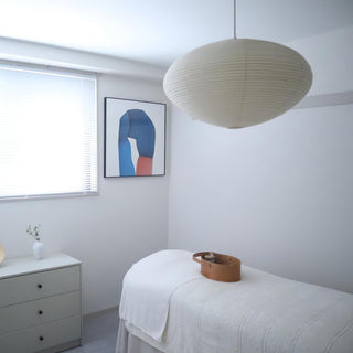 Akari Oval Pendant Swag Light 19.7"