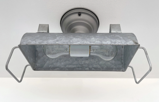 INDUSTRIAL GALVANIZED Ceiling Light Fixture