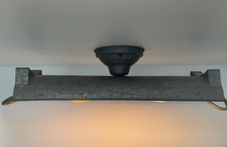 GALVANIZED DOME Ceiling Light Fixture (3 sizes)