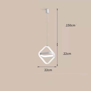 Bedside Chandelier Bedroom Dining Room Bar Long Line Single Head