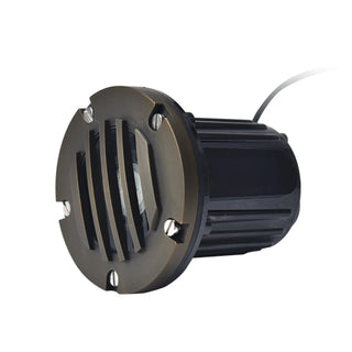 Brass Inground Lights for MR16 Bulbs with Brass and PVC Construction