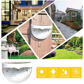 Compact Solar Light for Wall with Elegant Water Drop Lighting for Outdoor