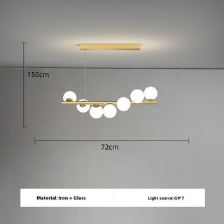 Dining Room Chandelier Creative 3D Long Chandelier