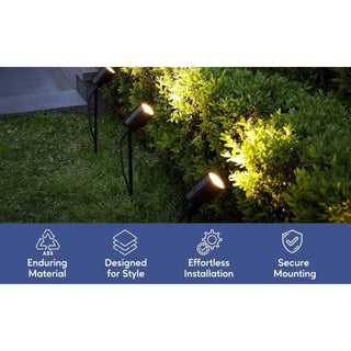 Garden Stake - 8-Inch Low Profile 1/2" NPT Thread with Side Wireway | 20 Pack