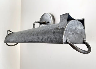 Galvanized Farmhouse Dome Wall Vanity Bathroom Light Fixture (3 sizes)
