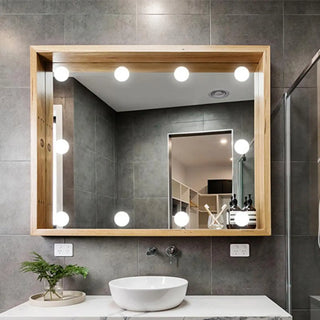 LED Mirror Light Bulbs with USB Touch Switch for Vanity & Dressing Table