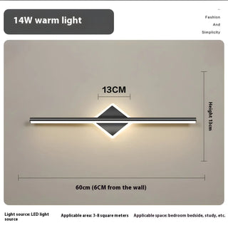 Modern LED Wall Light Fixtures for Bathroom, Bedroom, and Home Decor