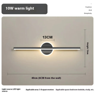Modern LED Wall Light Fixtures for Bathroom, Bedroom, and Home Decor