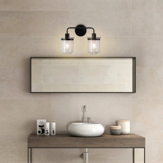 Modern Wall Lights Sconces with Clear Glass Shade and E26 Socket
