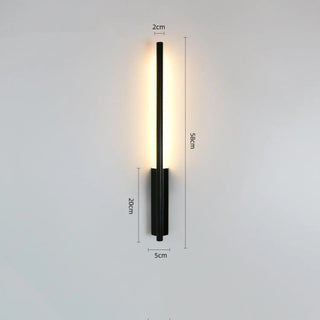 Nordic Style Wall Lamps for Living Room with Elegant Golden Lines