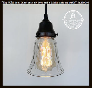 Pebble Glass Pendant Light Fixture