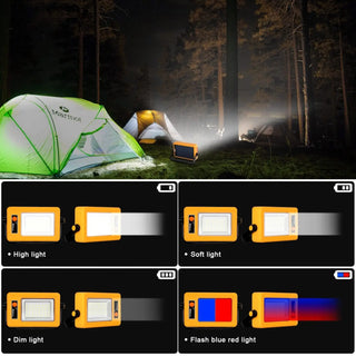 Portable Solar Lantern LED Flood Light - USB Rechargeable Camping Lamp