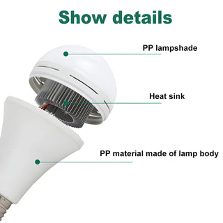 Portable Waterproof Rechargeable LED Light Bulb for Camping & Fishing