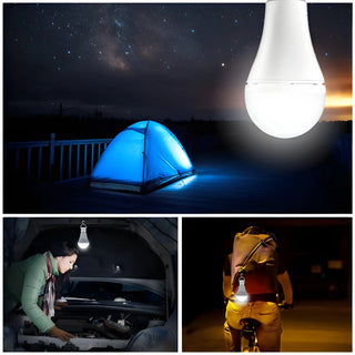 Portable Waterproof Rechargeable LED Light Bulb for Camping & Fishing